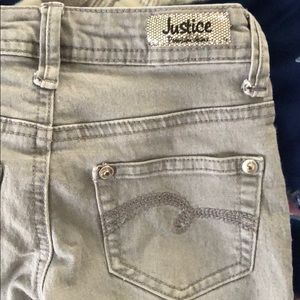 Girls jeans, by justice, super skinny 7 regular
